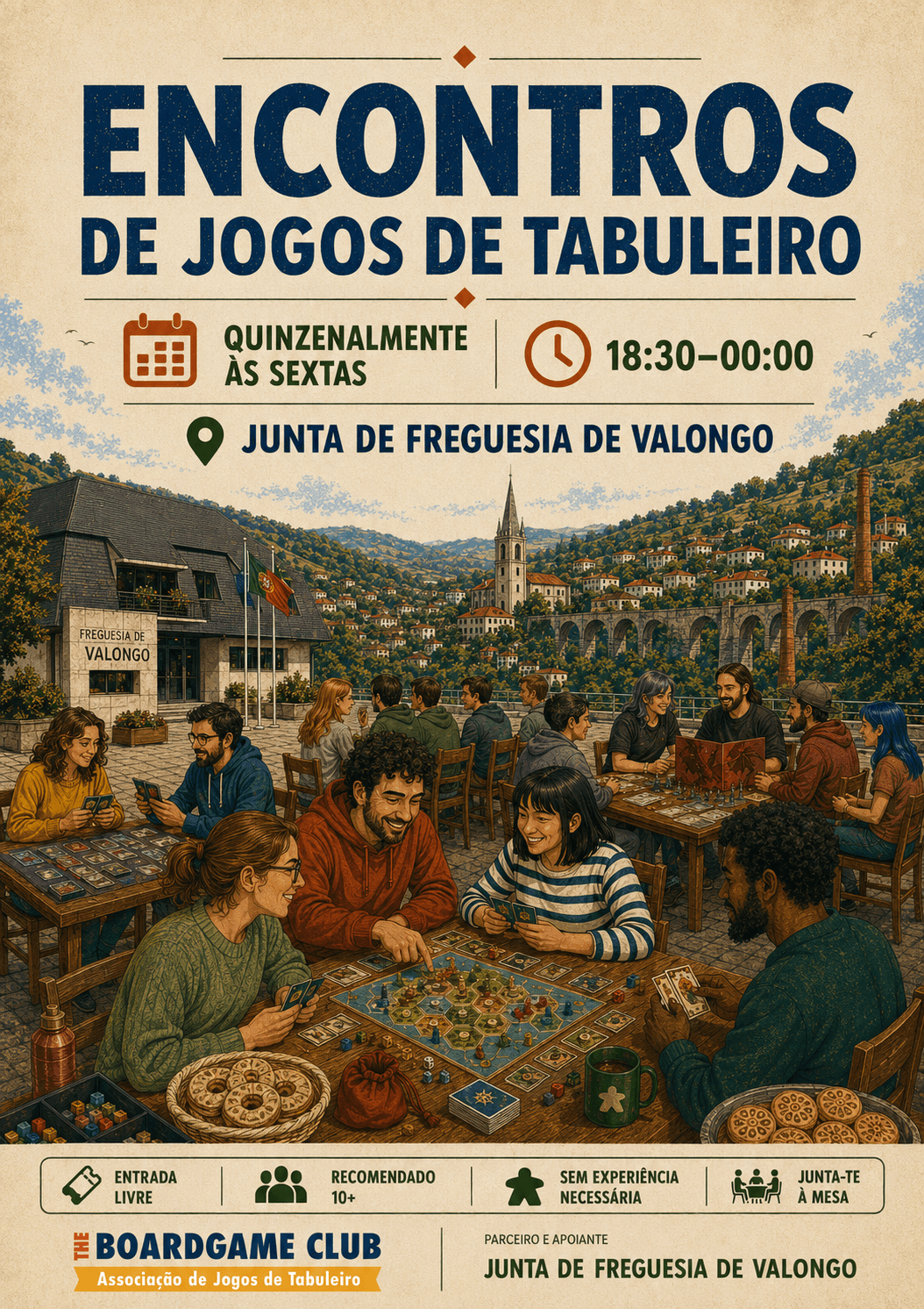 Encontros quinzenais a partir de 3 de julho, na Junta de Freguesia de Valongo
