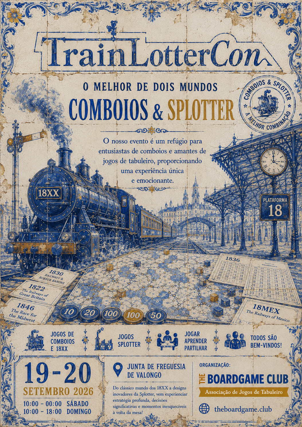 Cartaz da TrainlotterCon